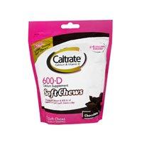 Caltrate 600+D Soft Chews Chocolate Truffle 60 Count 2 Pack