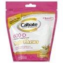 Caltrate Calcium Vitamin D Soft Chews Vanilla Creme 60.0 Ct By Caltrate