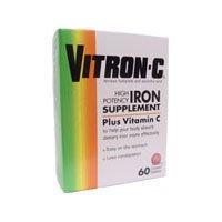 Vitron C High Potency Iron Supplement Tablets 60 Ta