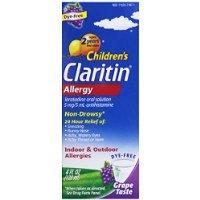 Children Allergy Grape Cough Syrup 4 Oz