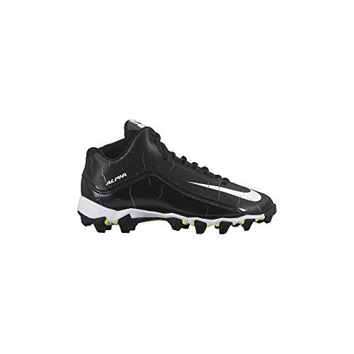 Boy Alpha Shark 2 3/4 Wide Football Cleat Black/Anthracite/White Size 5.5 Wide Us