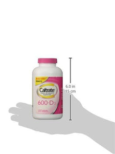 Caltrate 600 + D3 Calcium Vitamin D3 Supplement 2 Bottles 320 Tablets Each