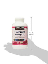 Kirkland Signature Calcium 600 Mg+D3 500Count Tablets