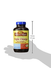 Triple Omega 3 6 9 Fish Flaxseed Safflower Olive Oils 180 Softgels