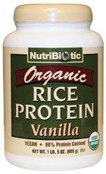 Organic Rice Protein Vanilla Powder 1 Lbs. 5 Oz.