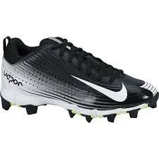 Boy Vapor Keystone 2 Low Gs Baseball Cleat Black/White Size 2.5 M Us