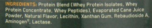 Whey Gold Standard Whey Vanilla Flavored 1.9 Lbs