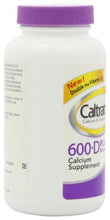 Caltrate Calcium Vitamin D3 Supplement 600+D3 Plus Minerals Tablet 600 Mg 165 Count