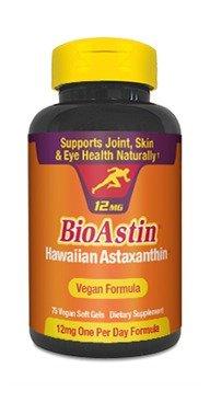 Bioastin An Astaxanthin Vegetarian 12 Mg 75 Vegetarian Gelcaps