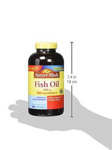 1200Mg Of Fish Oil 2400 Per Serving 360Mg Of Omega3 300 Softgels