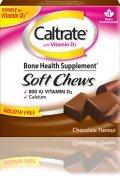 Caltrate Soft Chews 60 Chews Chocolate