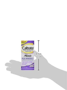 Caltrate Calcium Vitamin D3 Supplement 600+D3 Plus Minerals Mini Tablet 600 Mg 150 Count Pack Of 3