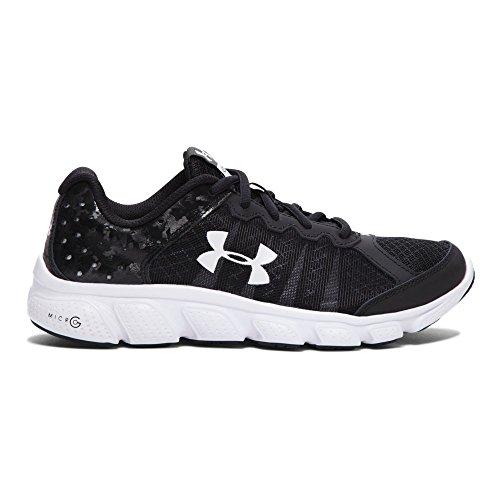 Boys Grade School Micro G Assert 6 Running Shoes Black/White 6 M Us Big Kid