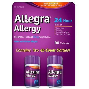 24 Hour Allergy Relief 180Mg 90 Ct.