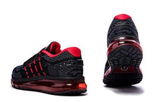 Onemix Air Running Shoes Light Gym Outdoor Walking Sneakers Black Red Size 8.5 DM US