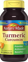 Turmeric Antioxidant Herbal Supplement 500 Mg 60 Capsules