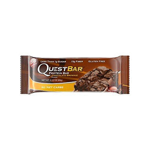 Protein Bar Chocolate Brownie 20G Protein 5G Net Carbs 180 Cals High Protein Bars Low Carb Bars Gluten Free Soy Free 2.1 Oz Bar 12 Count