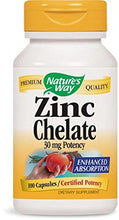 Zinc Chelate 30 Mg Potency Enhanced Absorption 100 Capsules 100 Count
