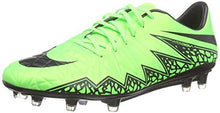 Hypervenom Phatal Ii Fg Green Strike/Black/Black Soccer Cleat 10.5 Us