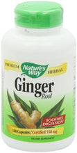 Ginger Root 550Mg 180 Capsules Pack Of 2