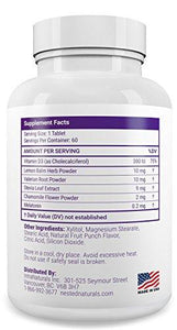 Luna Kids 60 Tabs #1 Natural Sleep Aid Supplement For Children 4+ And Sensitive Adults Herbal Gentle Safe Kids Sleeping Pill Made With Melatonin Valerian Chamomile Lemon Balm More