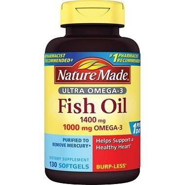 1400Mg Ultra Omega3 Fish Oil Softgels 130 Ct.