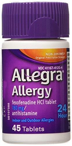 Allergy 180Mg 24 Hr Relief Tablets 45 Count Pack Of 2