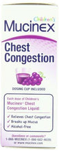 Children Chest Congestion Expectorant Liquid Grape 4 Ounce