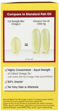 Super Omega3 Fish Oil Full Strength Softgels Mini 60 Count