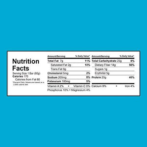 Protein Bar Chocolate Peanut Butter 20G Protein 4G Net Carbs 170 Cals High Protein Bars Low Carb Bars Gluten Free Soy Free 2.1 Oz Bar 12 Count