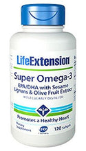 Super Omega3 Epa/Dha With Sesame Lignans Olive Extract 120 Softgels