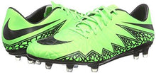 Hypervenom Phatal Ii Fg Green Strike/Black/Black Soccer Cleat 10.5 Us