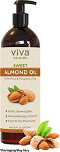 Sweet Almond Oil Hexane Free For Skin And Hair 16 Oz / 473 Ml