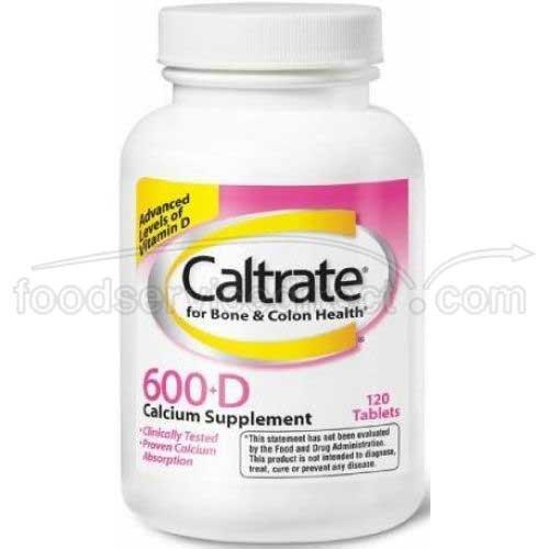 Caltrate Calcium 600 Plus D Calcium Supplement Tablet 3 Per Pack 4 Packs Per Case.