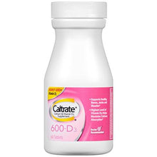 Caltrate 600+D3 Calcium And Vitamin D Supplement Tablet 600 Mg 60 Count Pack Of 3