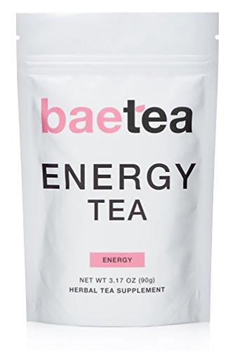 Baetea Energy Tea: Naturally Boost Your Energy 25 Servings With Guarana Potent Traditional Organic Herbs Ultimate Way To ReVitalized Focus The Mind
