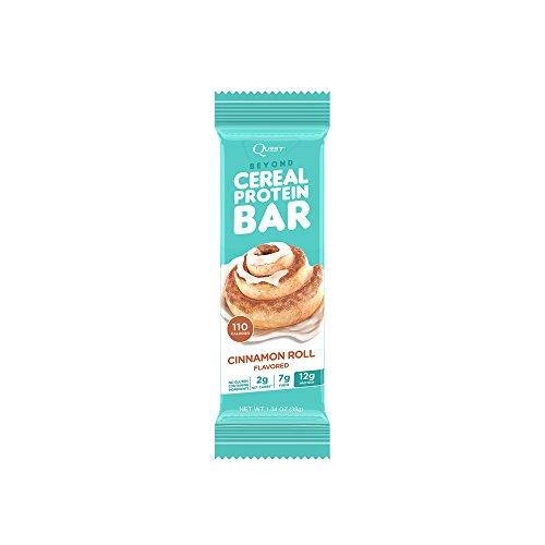Beyond Cereal Protein Bar Cinnamon Roll Flavor 12G Protein 2G Net Carbs 110 Cals 1.34Oz Bar 15 Count Breakfast Bars Low Carbs Bars Gluten Free Soy Free