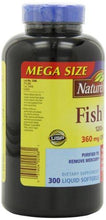 1200Mg Of Fish Oil 2400 Per Serving 360Mg Of Omega3 300 Softgels