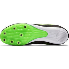 Zoom Rival Md 8 Track Spike Black/Fierce Purple/Green Strike Size 11 M Us