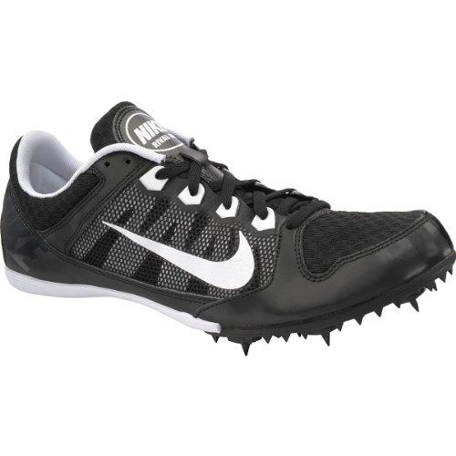 Zoom Rival Md 7 Track Spike Black/White Size 8 M Us