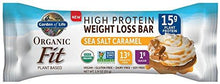Organic Fit Bar Sea Salt Caramel 12 Count