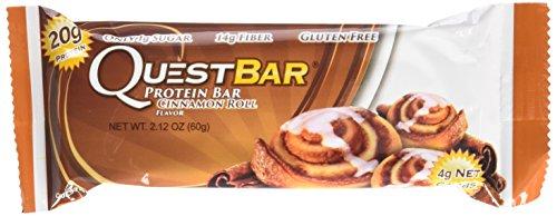 Questbar Protein Bar Cinnamon Roll 12 2.12Oz Bars