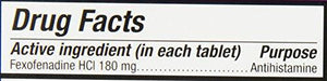 Adult 24 Hour Allergy Tablets 180Mg 70 Count