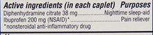 Advil Pm Pain Reliever / Nighttime Sleep Aid Coated Caplet 200Mg Ibuprofen And 38Mg Diphenhydramine 120 Count