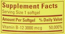 Vitamin B12 Softgels 3000 Mcg 60 Count