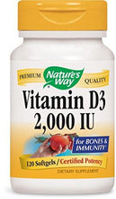 Vitamin D3 2000 Iu Softgels 120Count