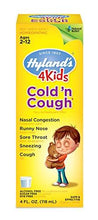 Hyland 4 Kids Cold N Cough Relief Liquid Natural Relief Of Common Cold Symptoms 4 Ounces