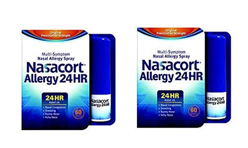 Allergy 24 Hour 60 Sprays 0.37 Oz Pack Of 2