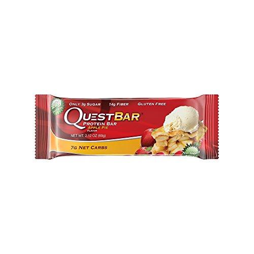 Protein Bar Apple Pie 20G Protein 6G Net Carbs 190 Cals High Protein Bars Low Carb Bars Gluten Free Soy Free 2.1 Oz Bar 12 Count