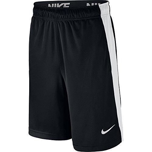 Boys Dry Shorts Black/White/Black/White Medium